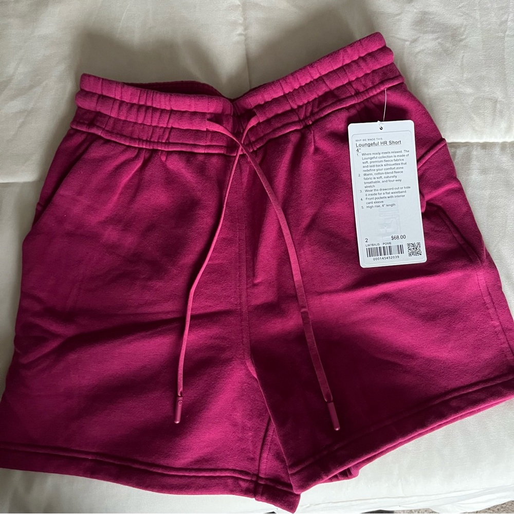Loungeful HR Short 4” in Pomegranate